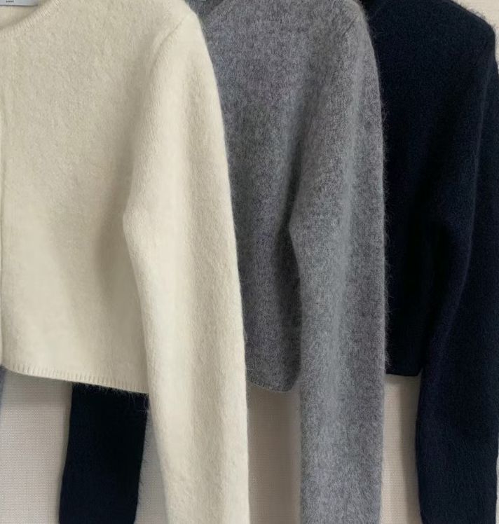 【限時優惠！】10%羊毛純色短版外套