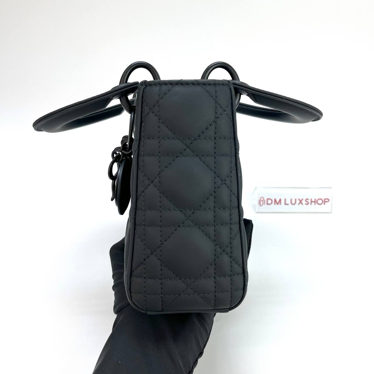 Dior Lady Dior Mini Ultramatte Black 
