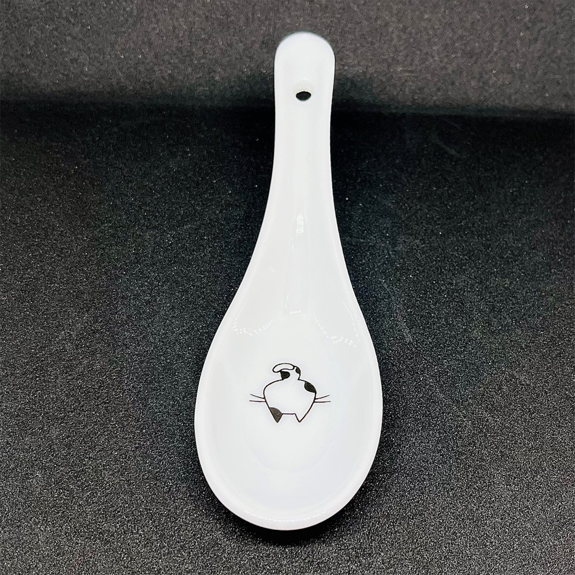 【日本製】美濃燒陶瓷五隻小貓可愛湯匙