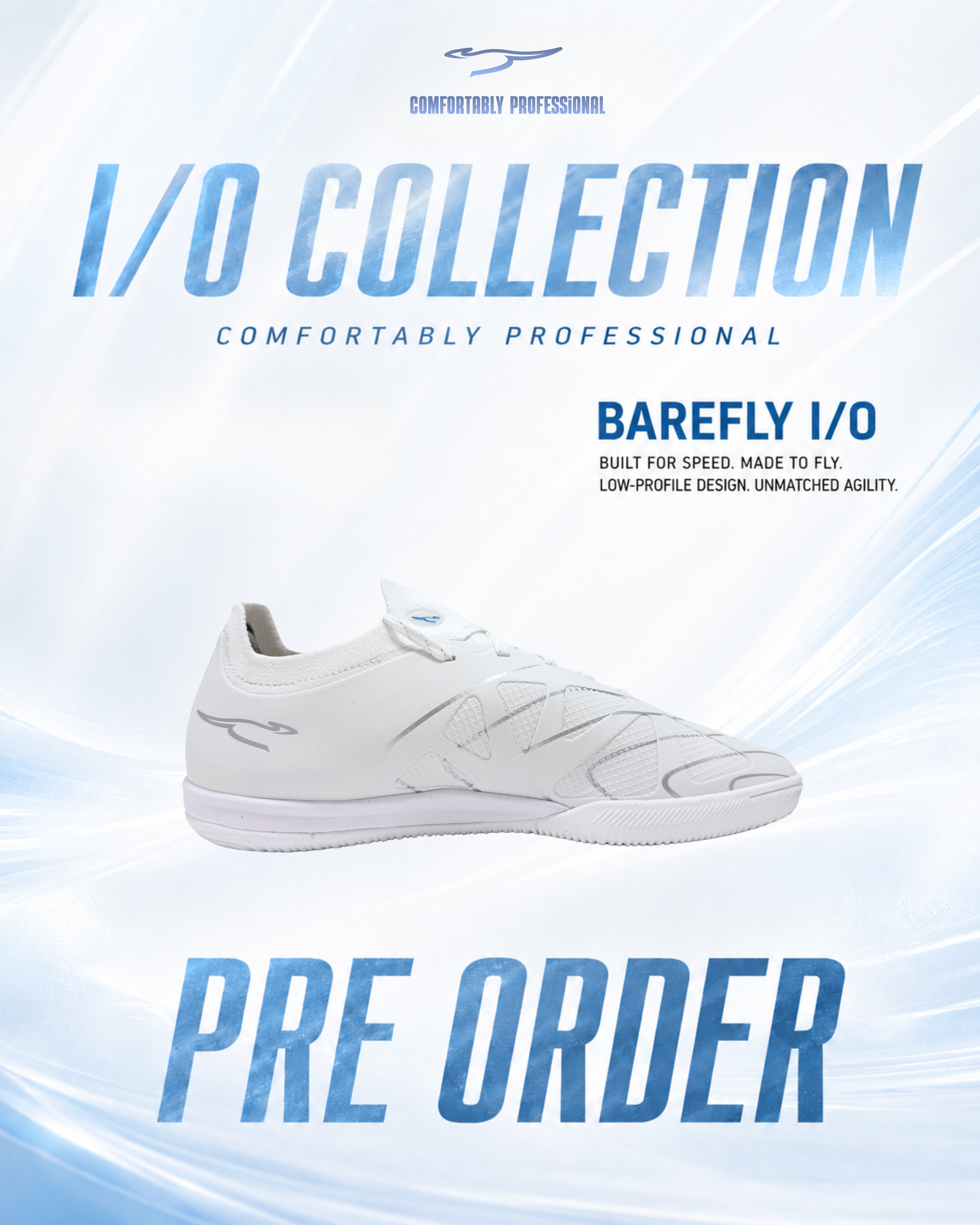 (預售 Pre Order) CADDY BAREFLY I/O 平底足球鞋｜Regular及Wide楦｜香港街場適用 | 平底BOOT