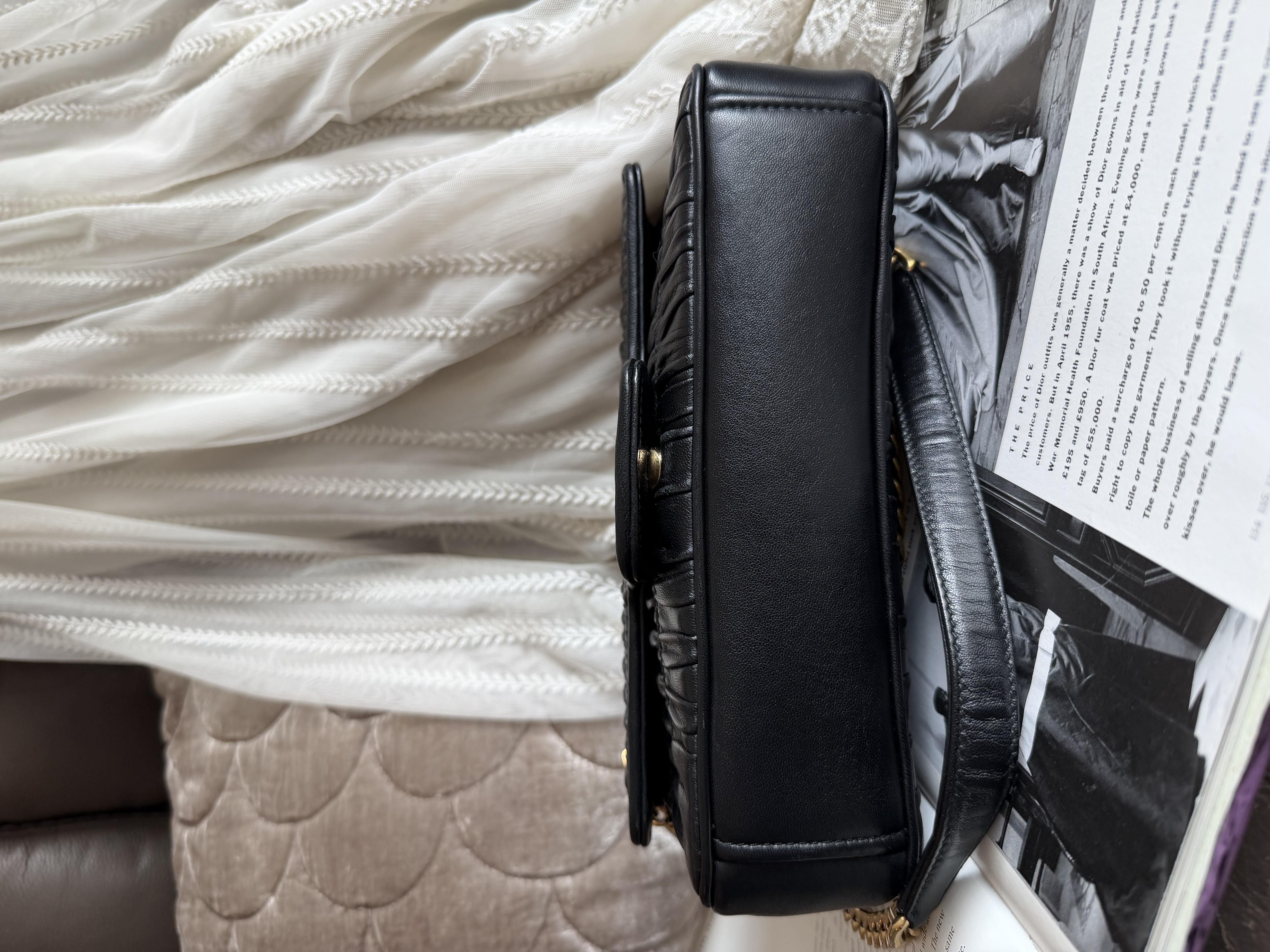 Prada Matelassé chain bag.