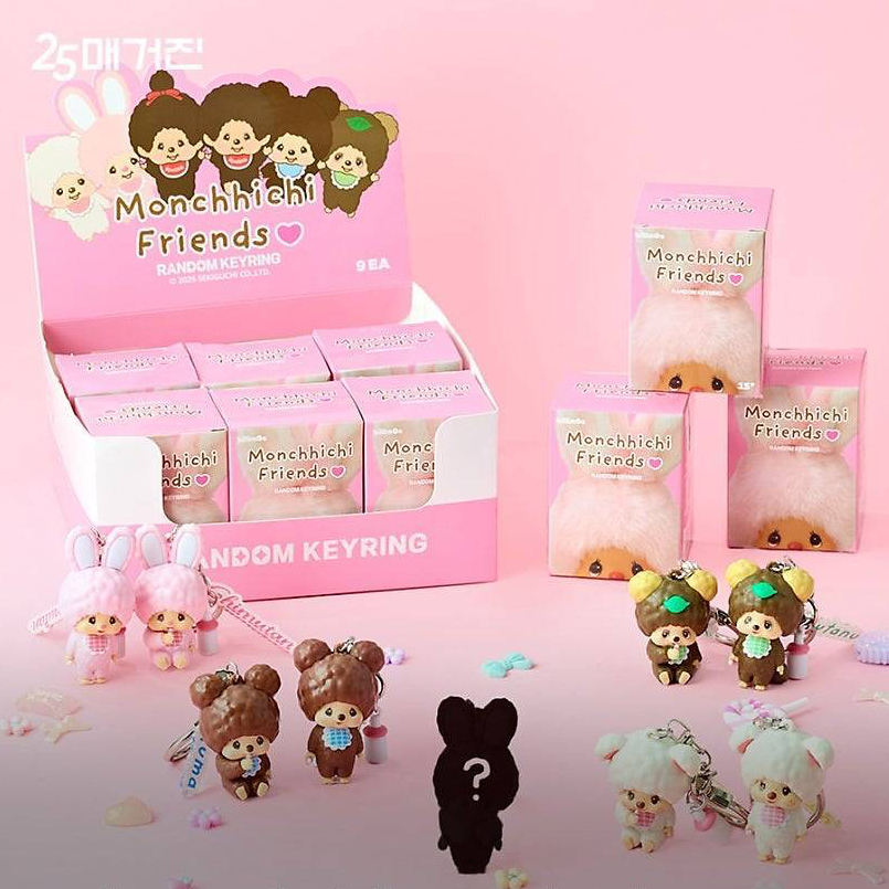 韓國 MONCHHICHI 大頭公仔 掛飾 第二代 盲盒 （隨機）