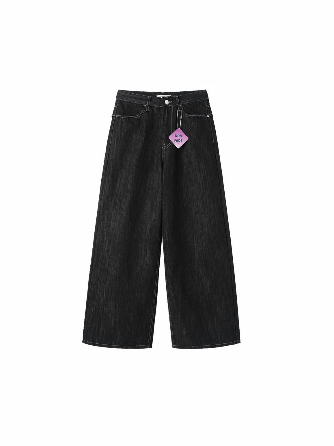 Studded Non-Fade Wide-Leg Pants