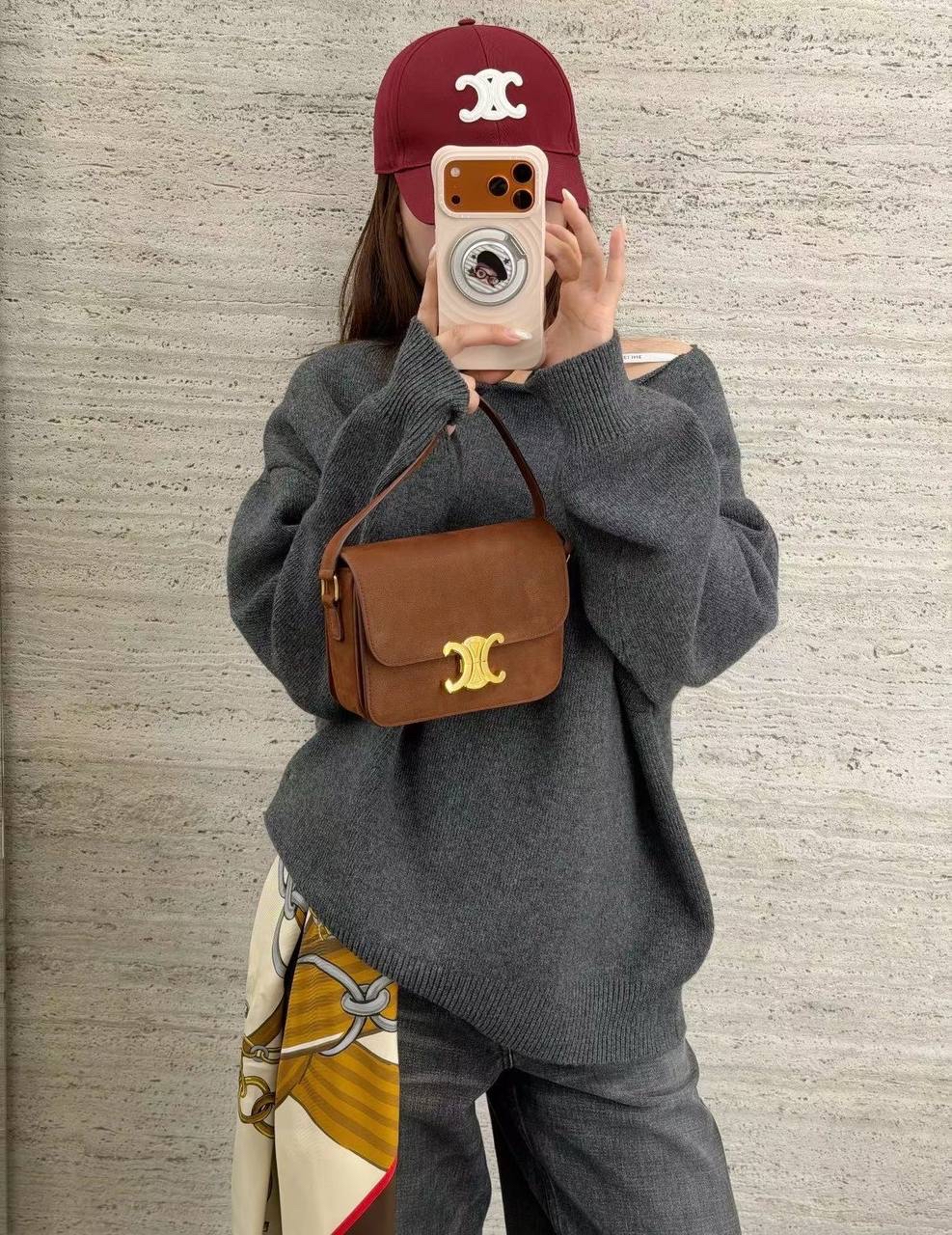 快閃優惠⚡️訂貨 📮Celine Triomphe cap  Size S 57cm / M 58cm   Color : GRAPE