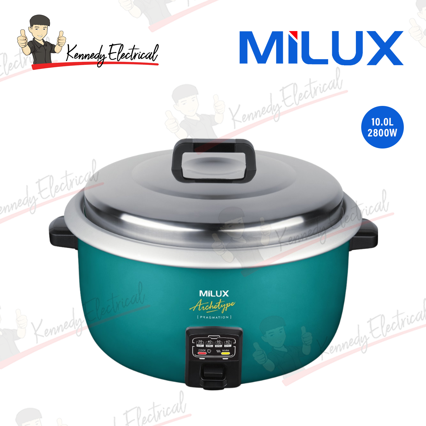 Milux 10.0L Commercial Rice Cooker (MRC-5200-SE)