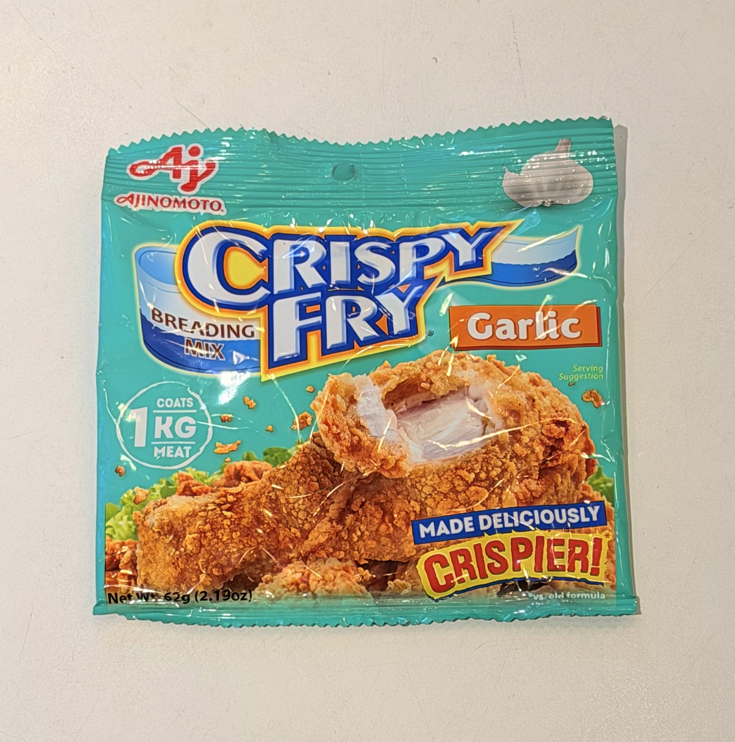 Ajinomoto Crispy Fry--Garlic 酥炸粉(蒜香) 62g - 1包