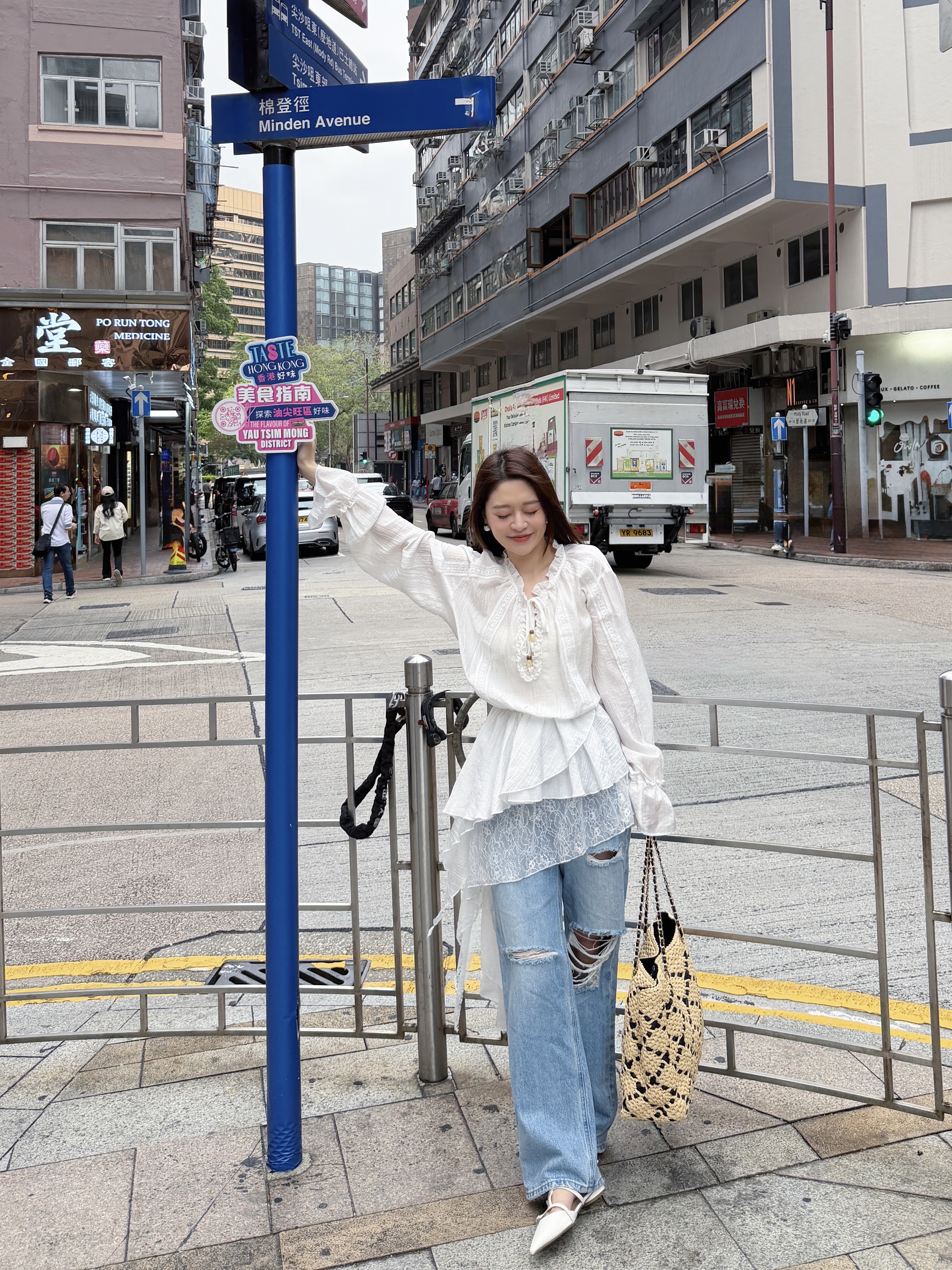 今季on trend斜裁top🧚🏻