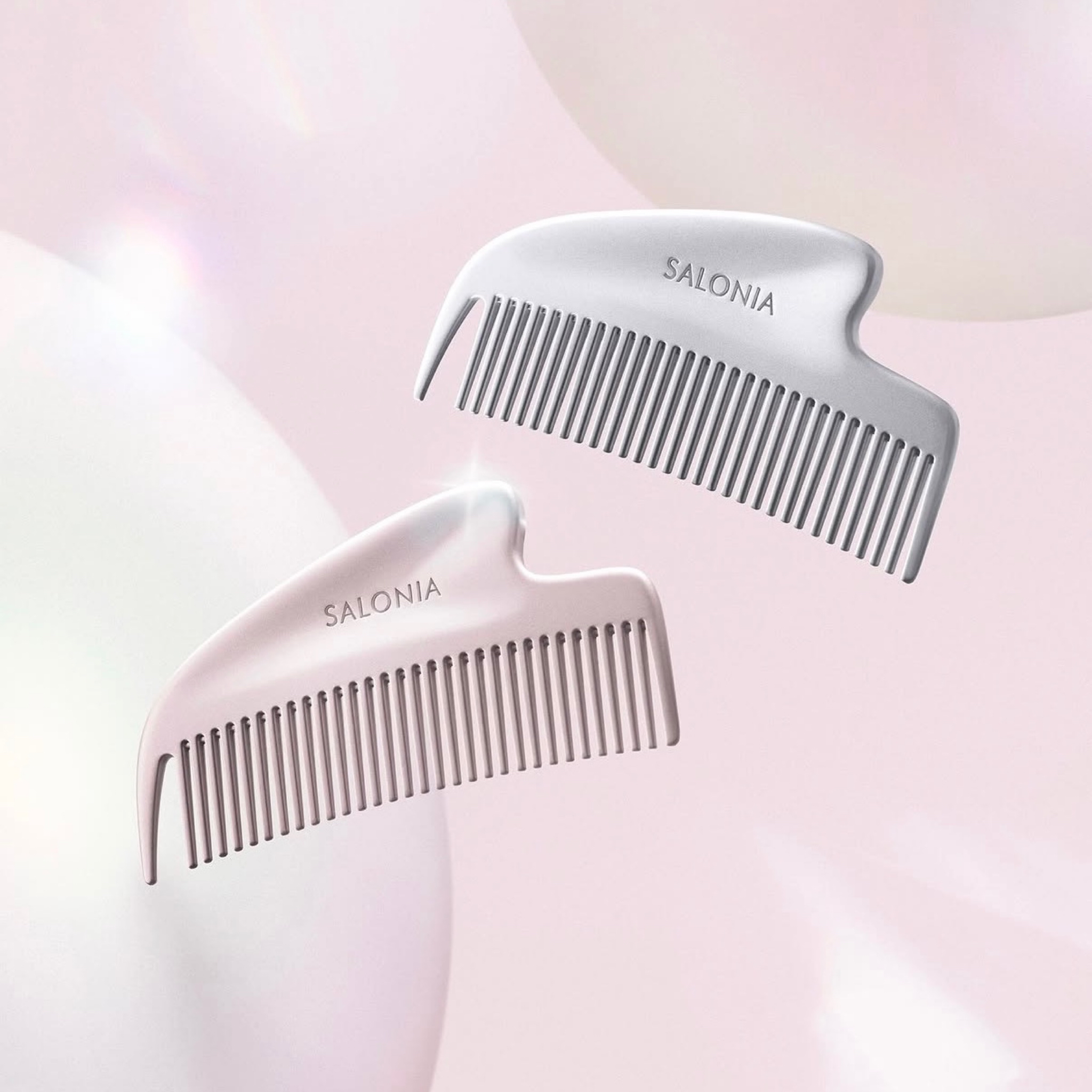 ［限時開團］🇯🇵日本美髮品牌Salonia Glossy Care Metal Kassa Comb 光澤護理金屬刮痧梳