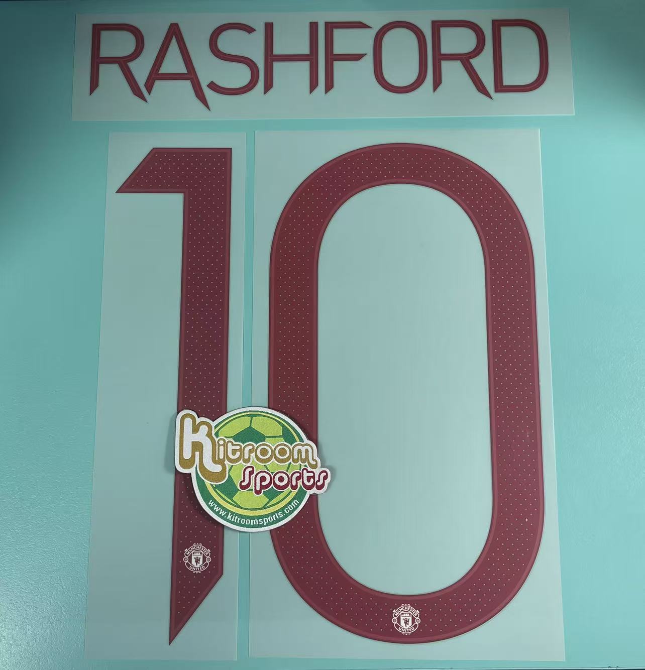 2020-21 Manchester United 3RD UCL Nameset #10 RASHFORD
