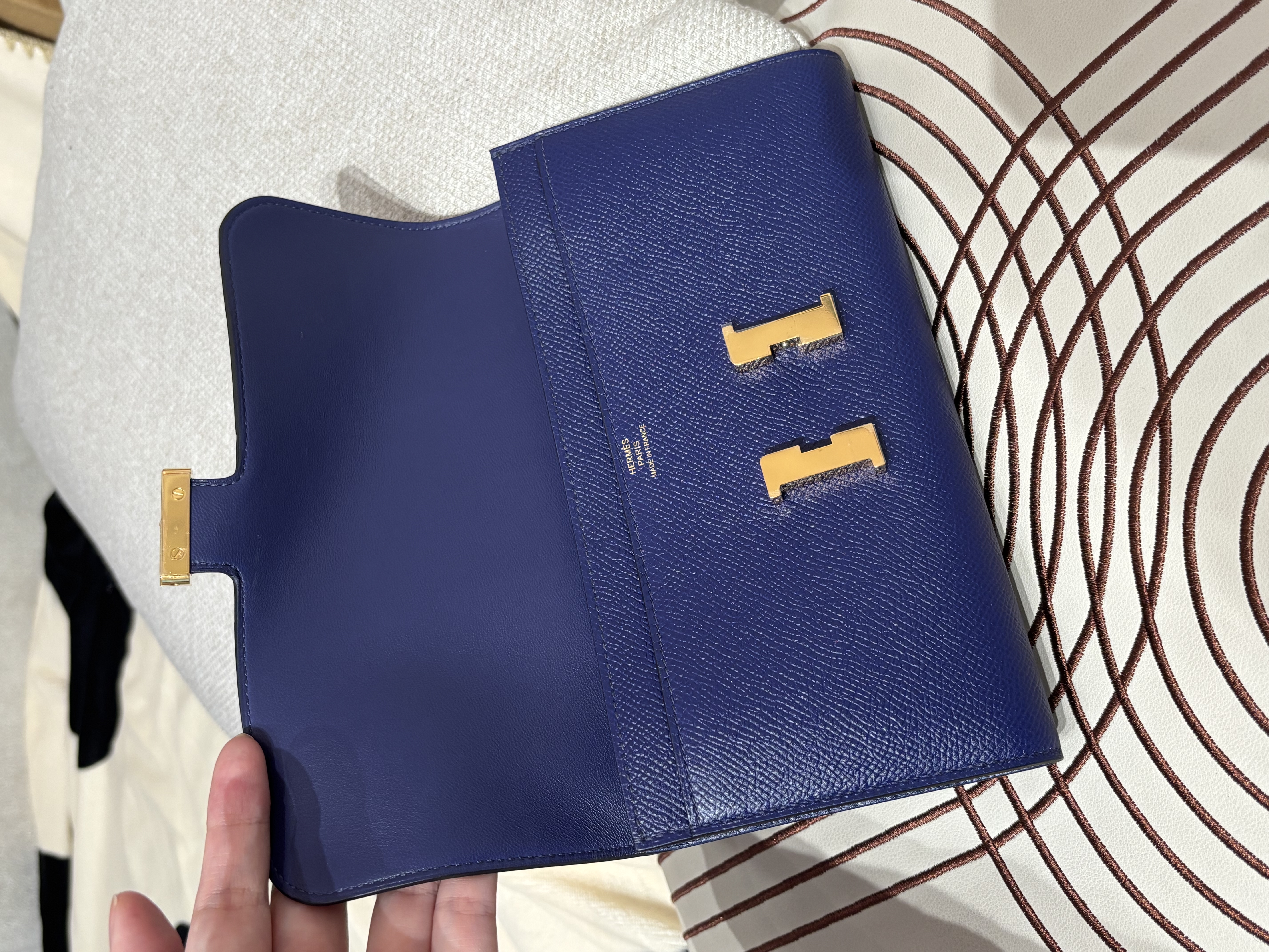Hermes Constance Wallet Stamp C 100%Authentic, 98%New ✅Box