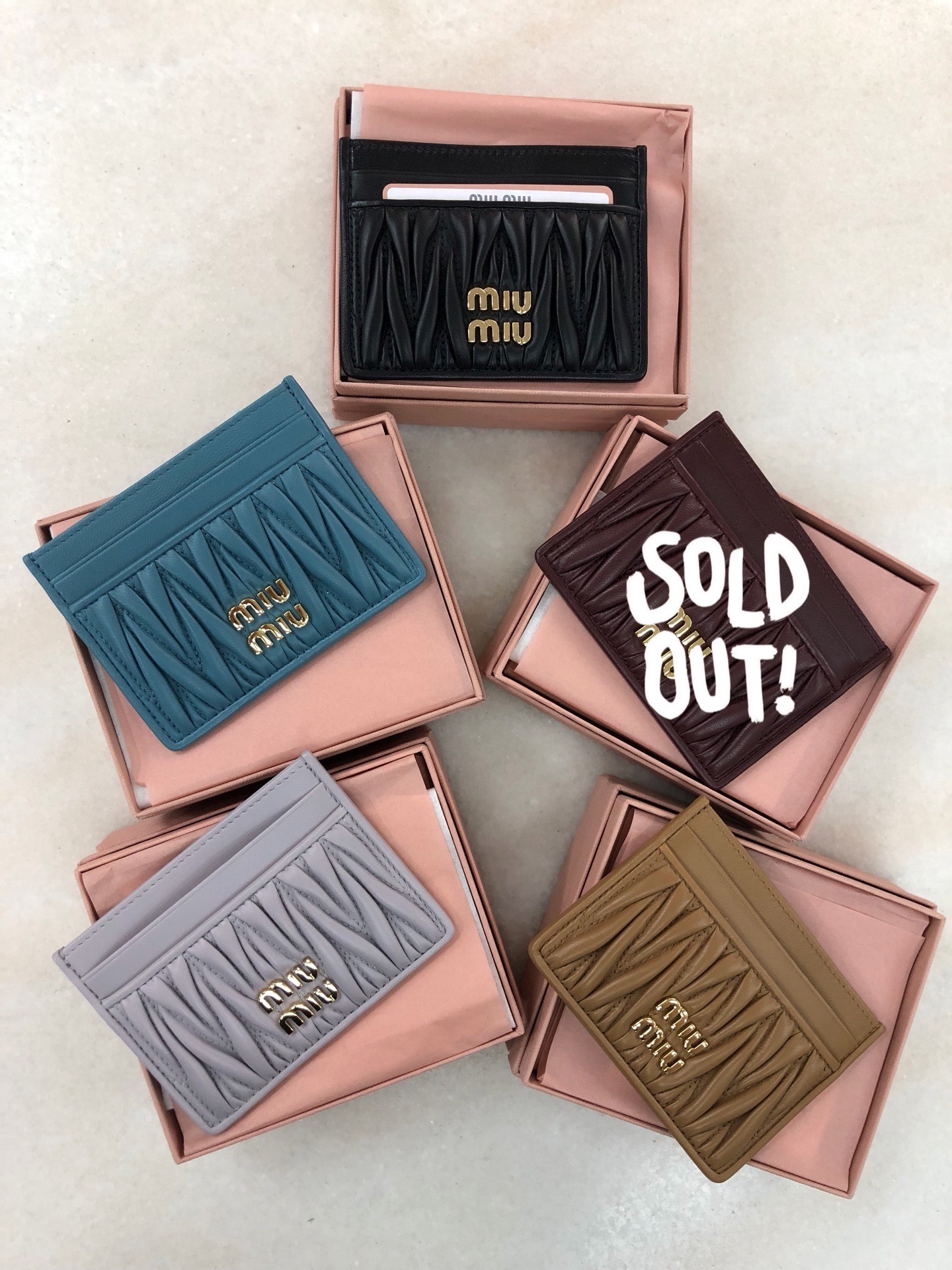 7月1-3日限時優惠💖現貨🍒MIUMIU 雙面cardholder