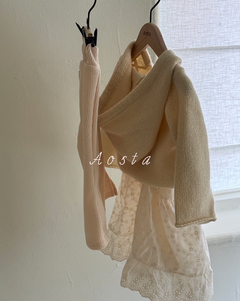 Aosta | [Knit Cookie Hoodie]