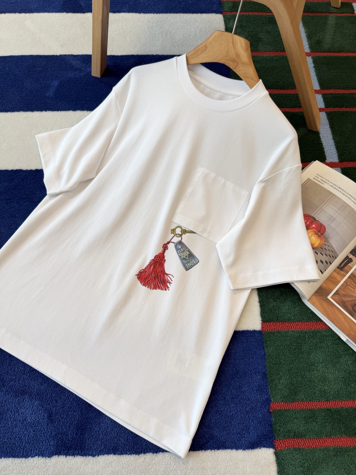【原單】LV Getaway Print Pocket T-Shirt 度假印花口袋Tee