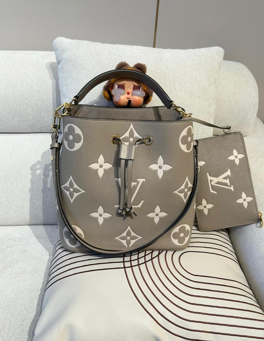 Lv neonoe mm M45555 Monogram Empreinte 牛皮 100%Authentic,99%new ✅專店收據✅NFC✅pouch✅防塵袋✅box