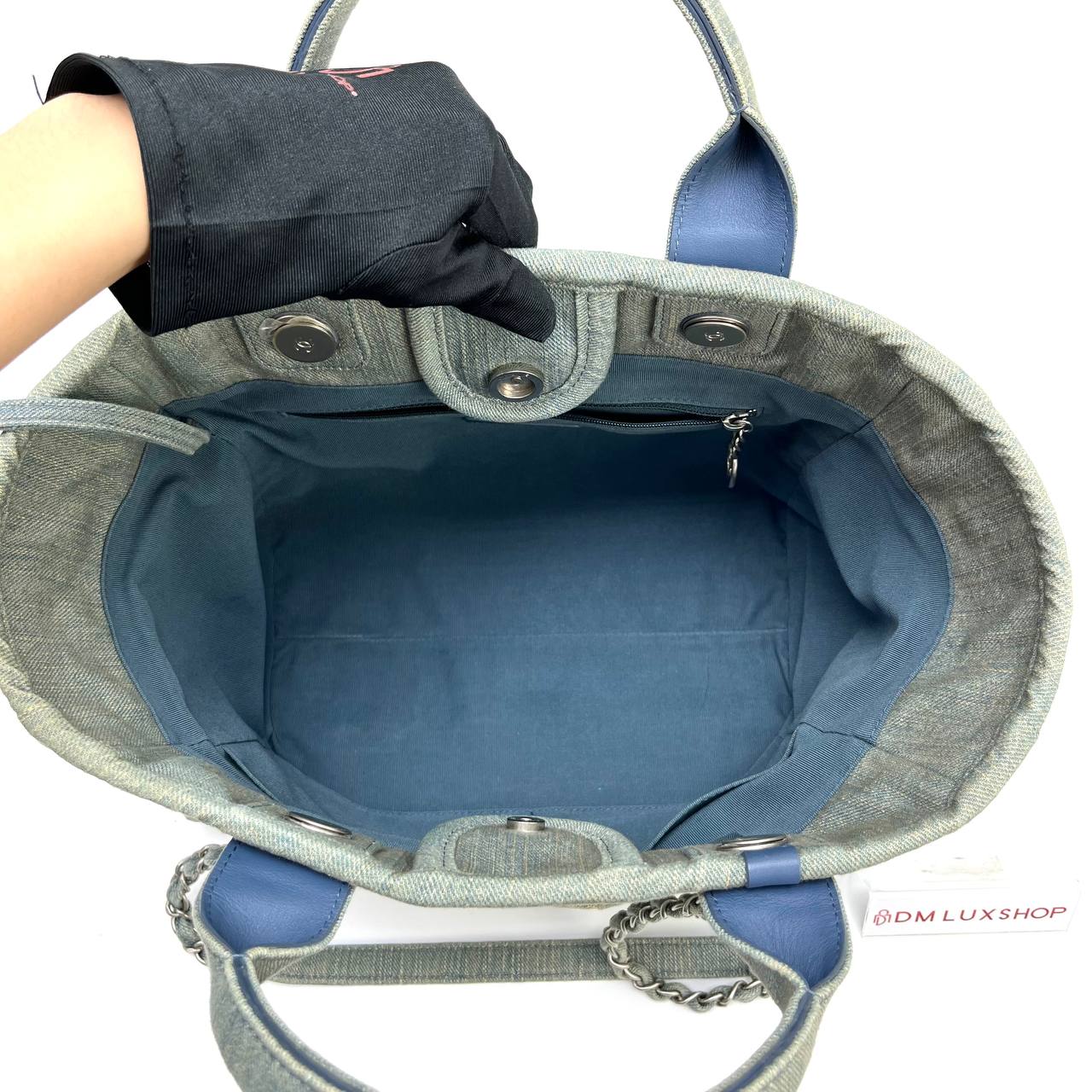 Chanel 23S Small Denim Deauville Medium (Microchip) 
