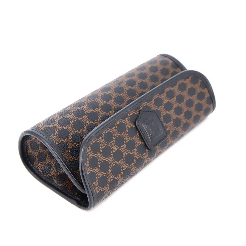 Celine Black Macadam Vanity Pouch