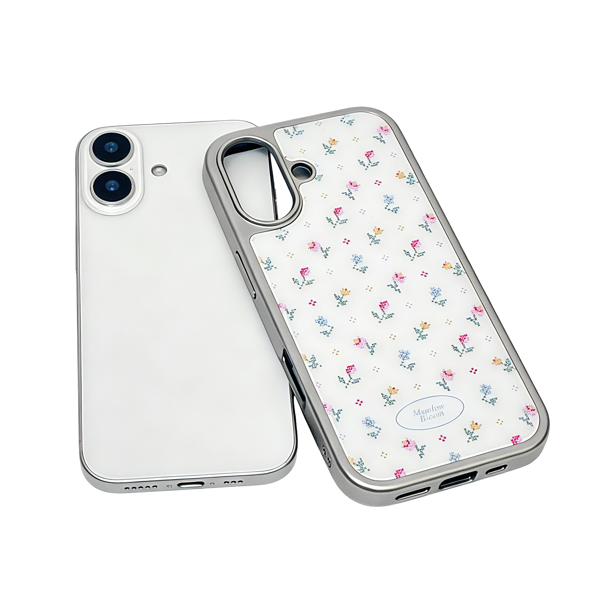 【Pixel FlowerBox VOL.48】銀框磨砂面MagSafe iPhone Case