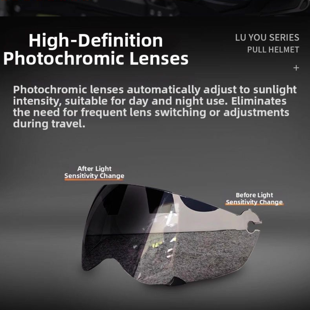 MULAN 739 FORGE CARBON Adventure Helmet | Bulletproof Kevlar | Photochromic Visor | ECE Approved | Touring Ready