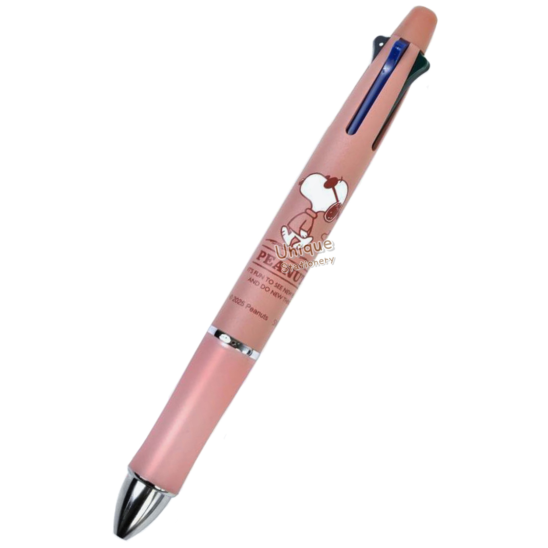 現貨｜Snoopy Pilot Dr.Grip 4+1 日本製 多功能 5用筆 0.5mm 4色原子筆 + 0.5mm 鉛芯筆 (S4659376)