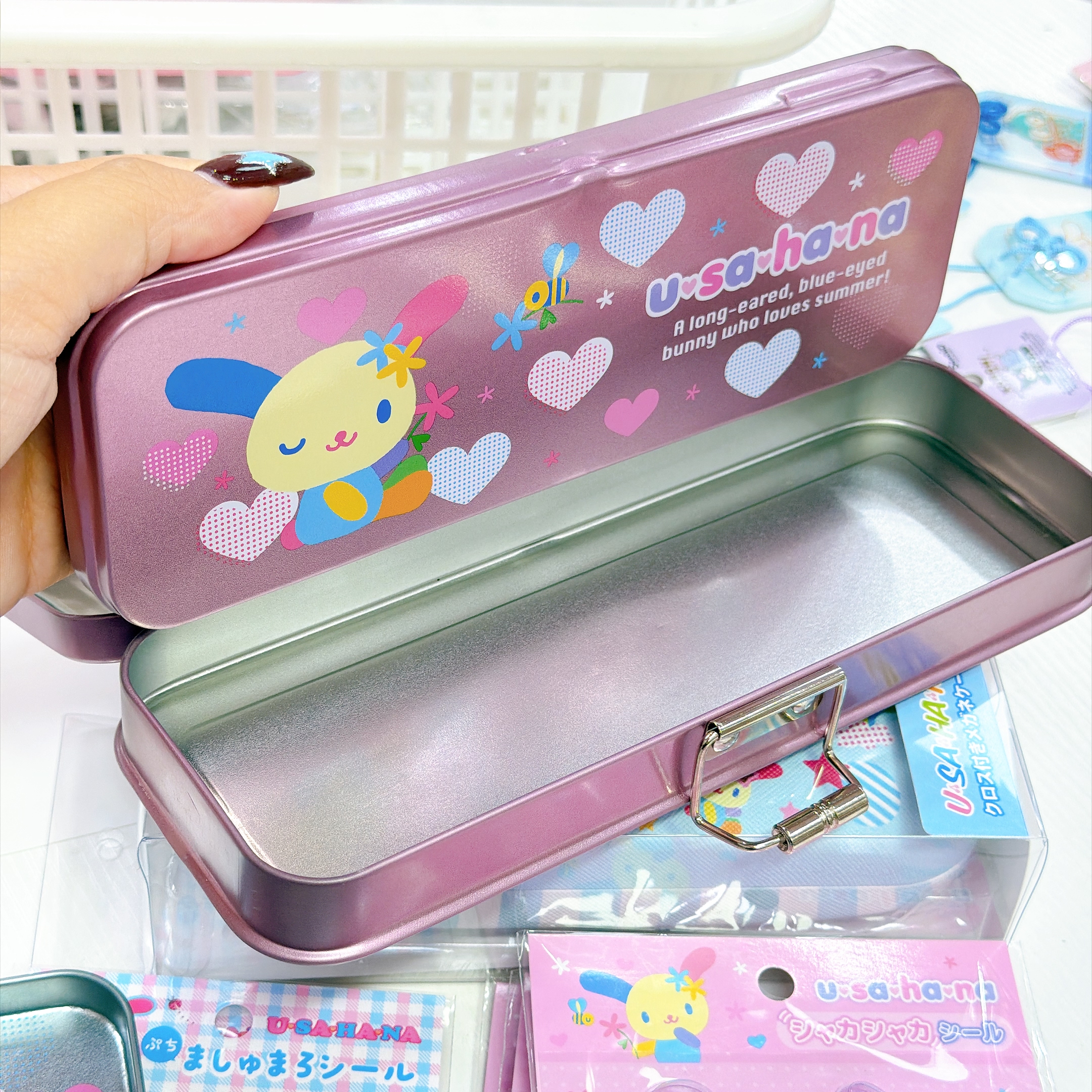 日本直送日本Sanrio  usahana 新款文具產品貼紙￼
