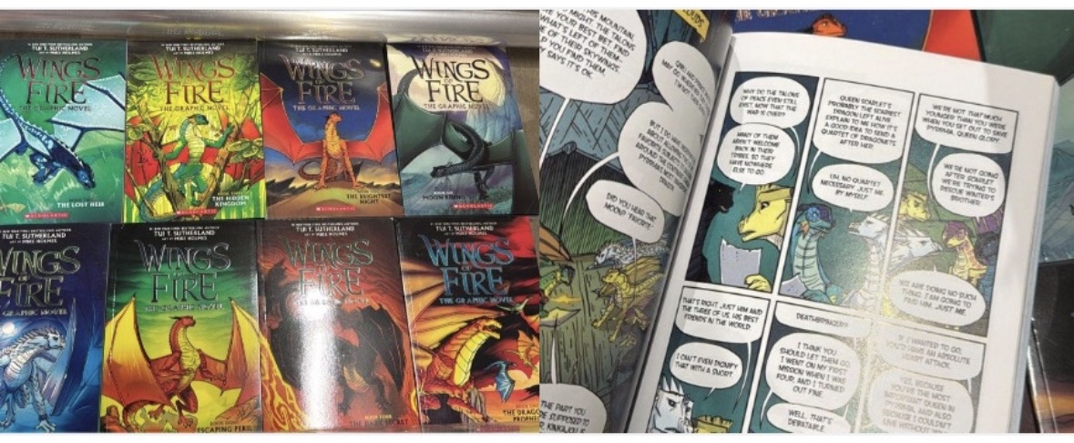 Wings of fire 1-8comics ✅