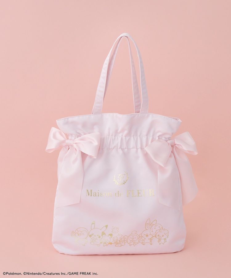 🎀【預訂】 PokePeace x Maison de FLEUR Ribbon 2-Way Tote Bag - P