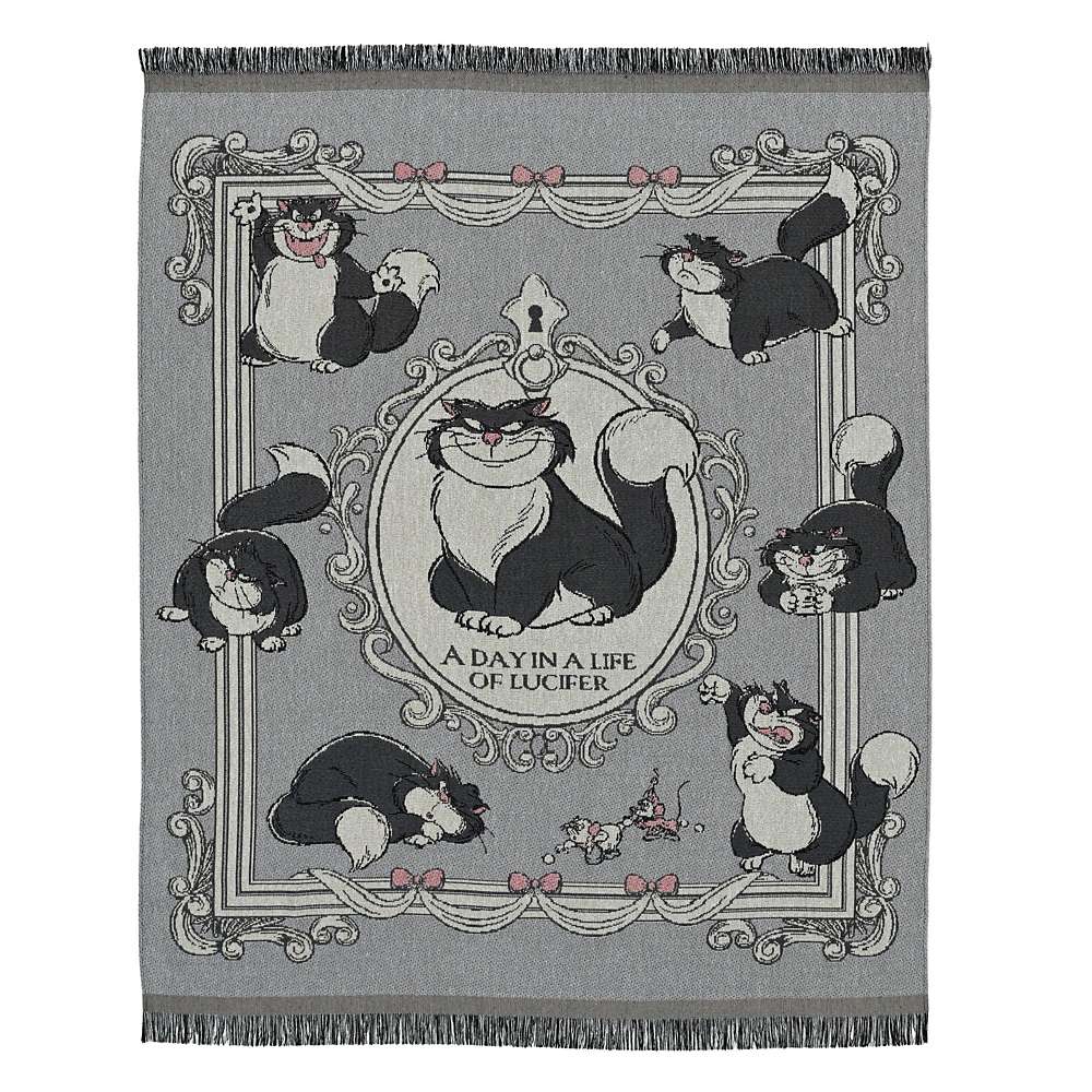 🎀【預訂】Disney Cat Day Lucifer Blanket
