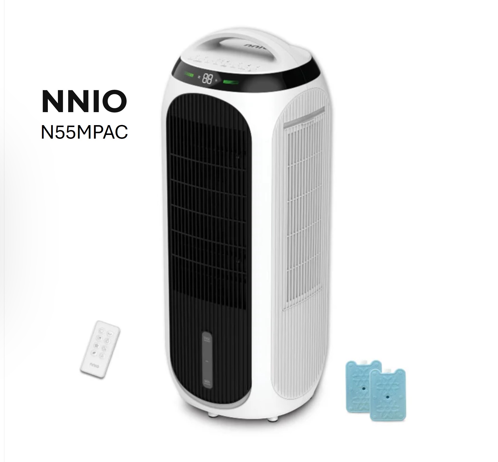 AIRPRO Multi-Purpose Air Cooler with Remote Control, 3 Speed, HEPA-13 Filtration, 5.5L Water Tank (N55MPAC)