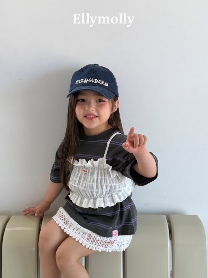 Ellymolly | stripe T( Navy size 19 Adult size)