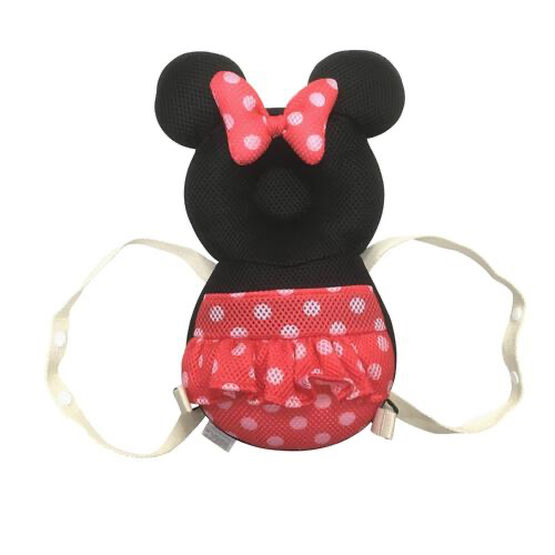 🇯🇵預訂 日本直送🇯🇵米妮造型幼兒網眼防撞枕背包