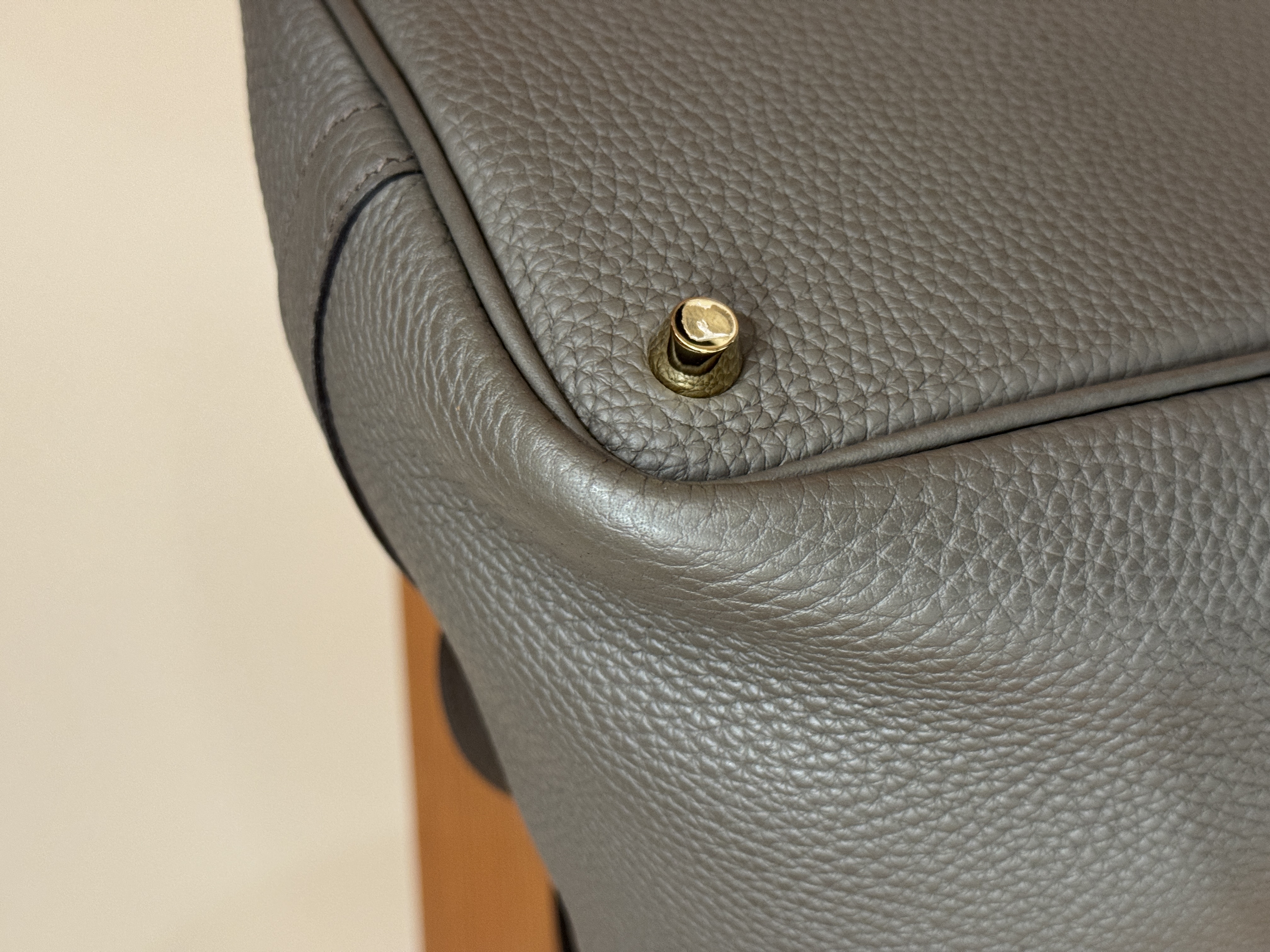 Pre-Owned HERMES P18 / Stamp Y / 錫器灰 