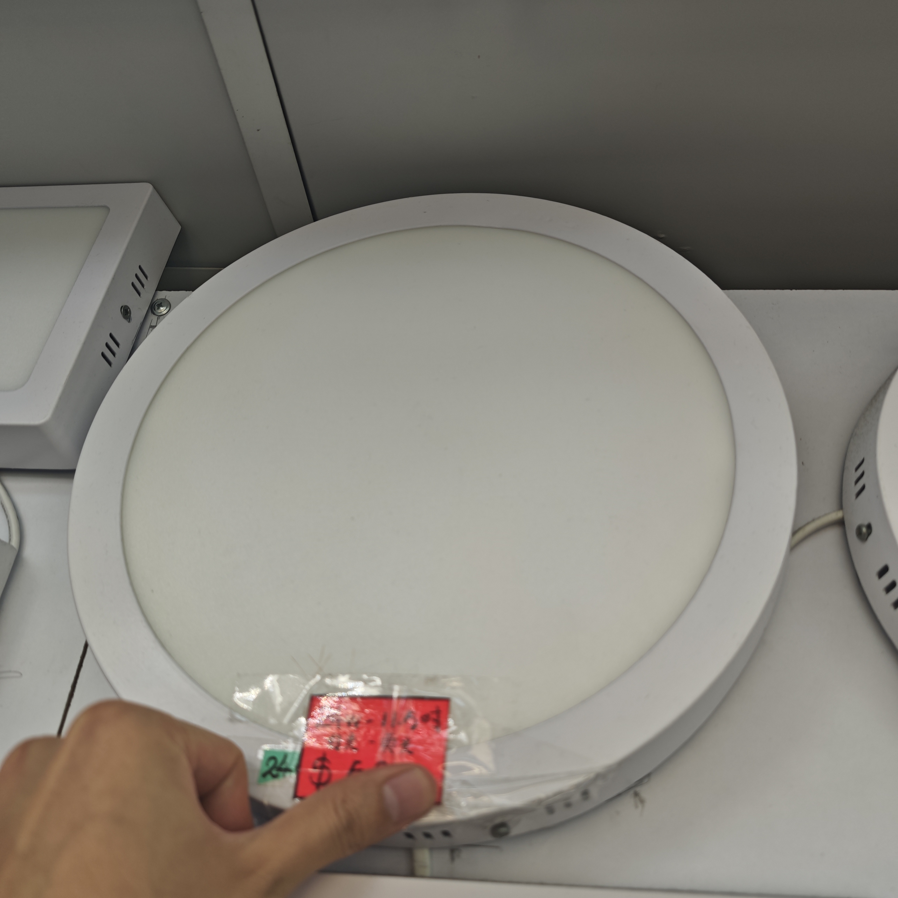 24W 圓形明裝天花燈 白光 黃光