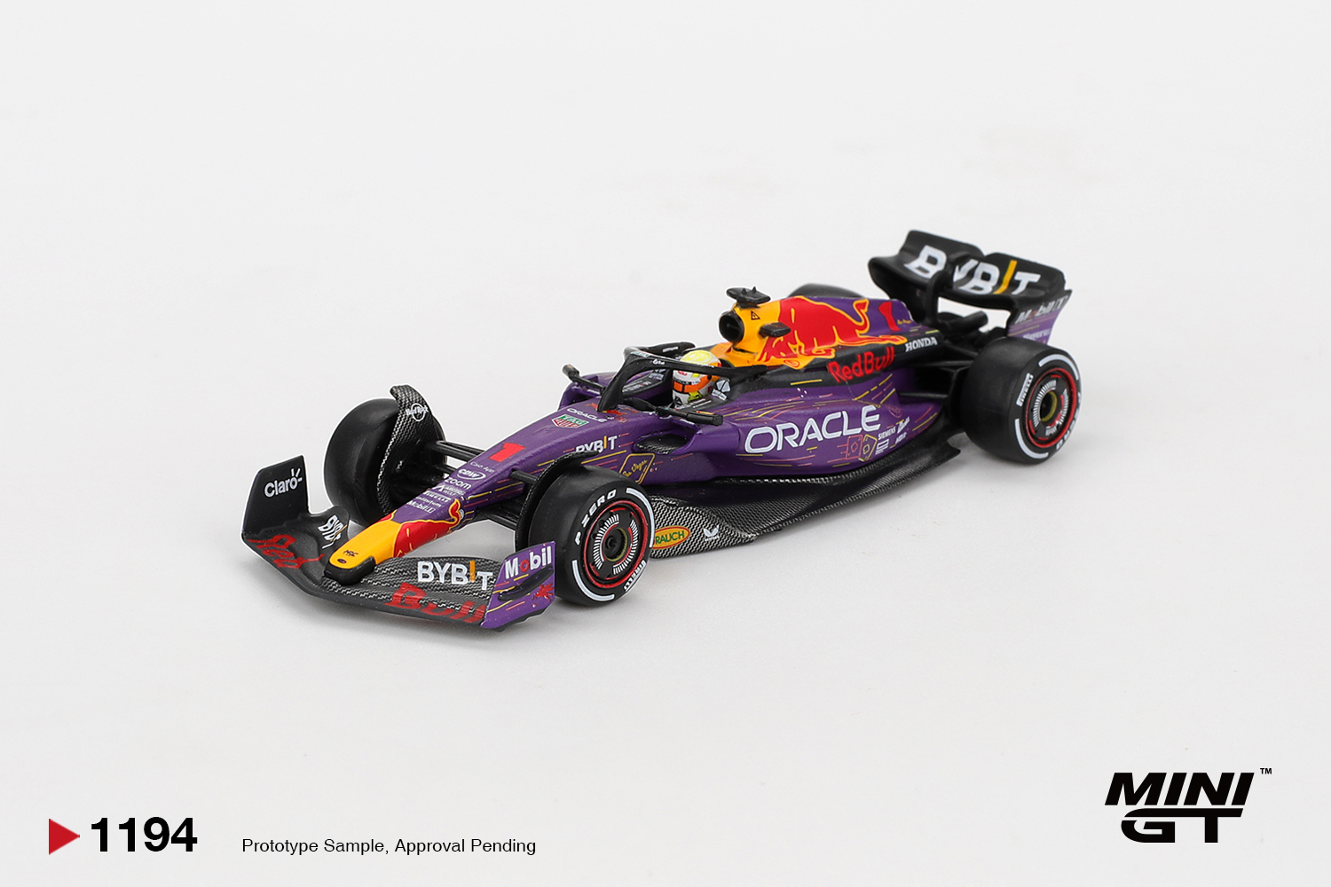 【現貨】MINI GT 1194 Oracle Red Bull Racing RB19 #1 2023 F1 Winner 紅牛車隊拉斯維加斯大獎賽冠軍 Max Verstappen MINIGT