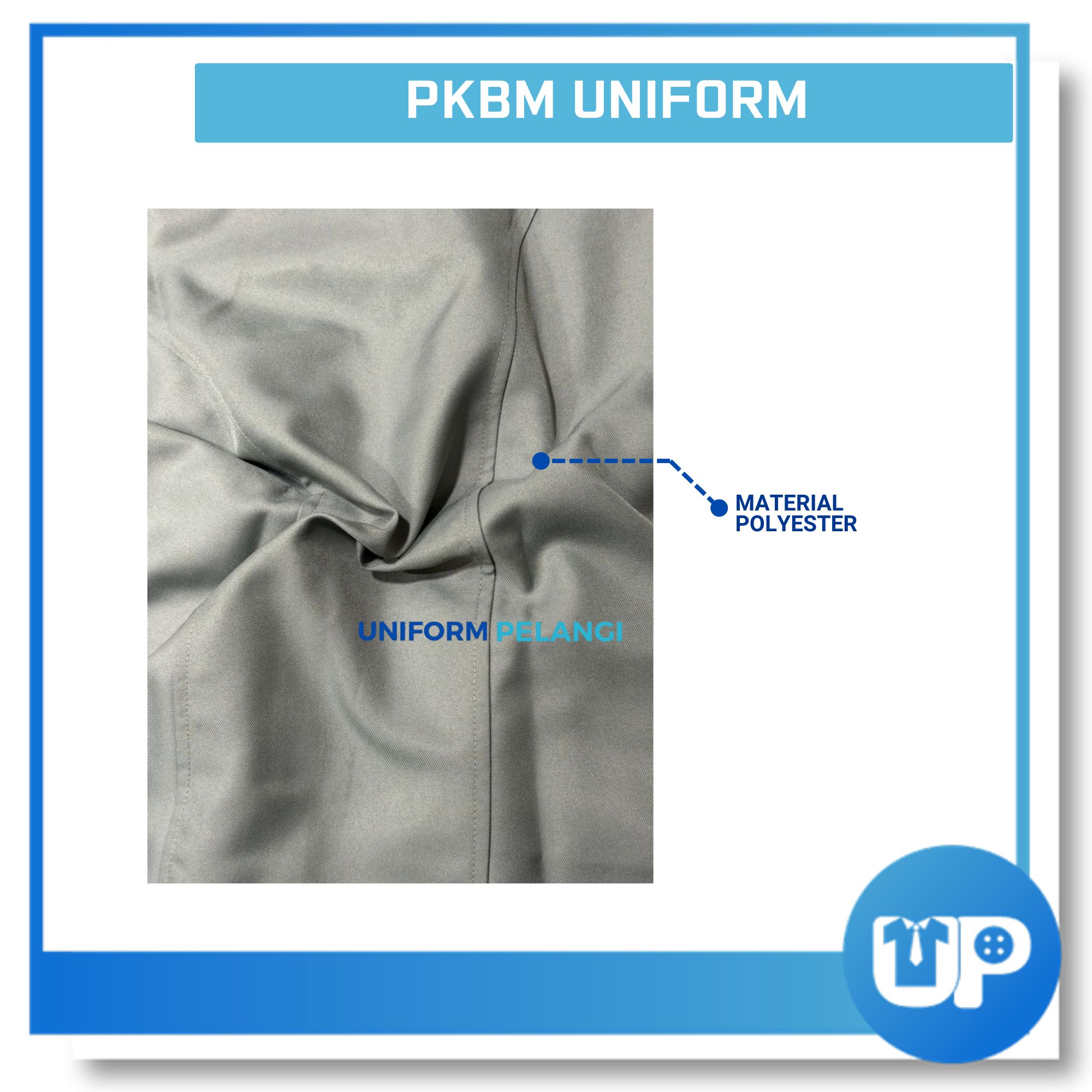 Uniform Kadet Bersatu PKBM Lengan Panjang Kemeja Pakaian Seragam Uniform Kokurikulum