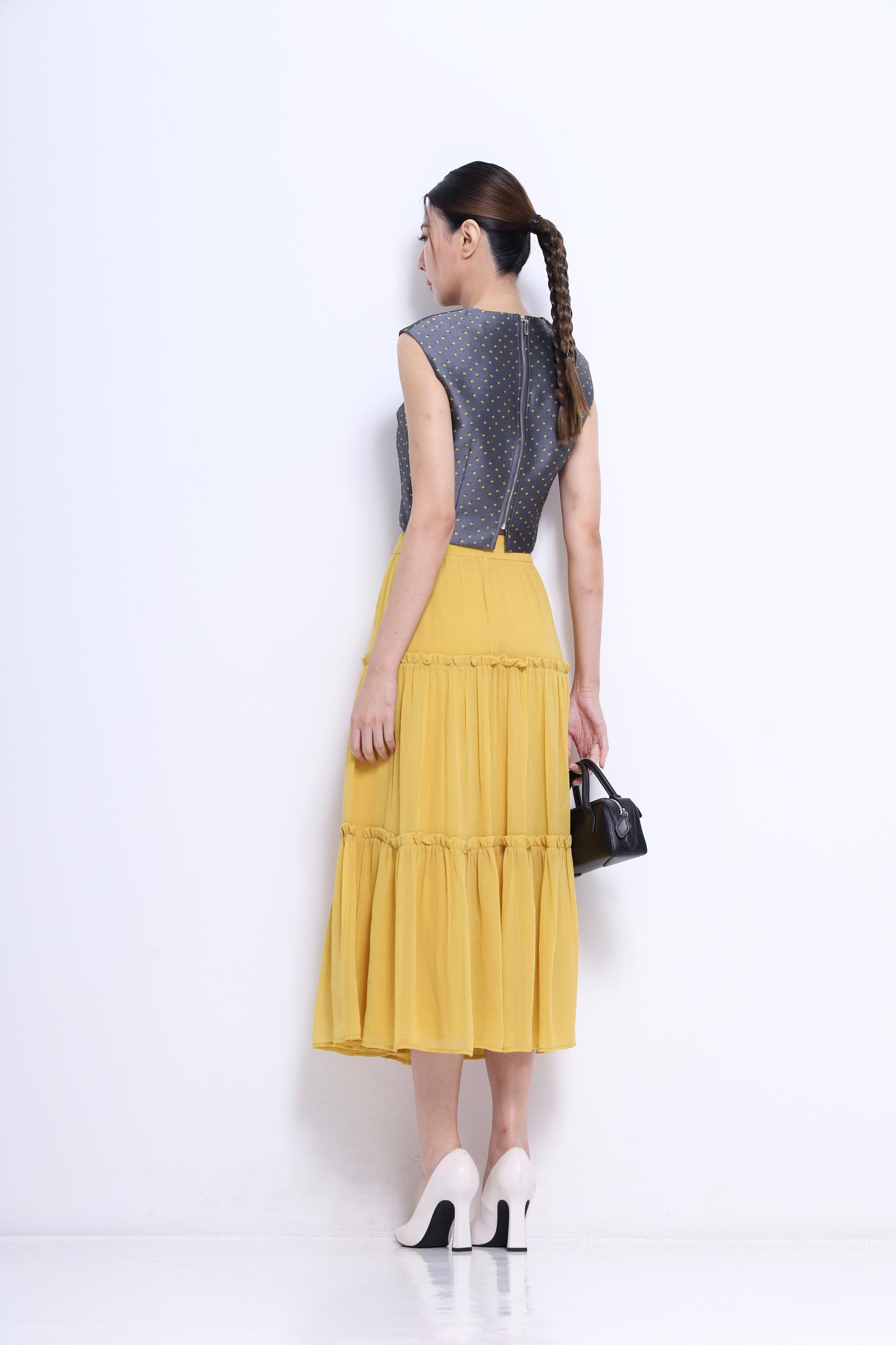 独家翠花圆领上衣 2677