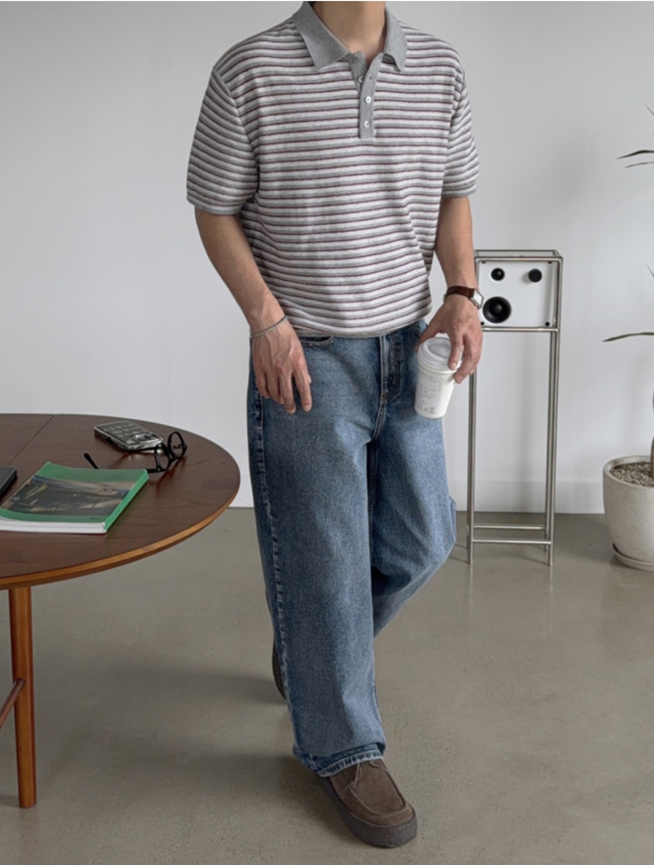 🇰🇷橫間4鈕扣領Polo | Four Button Polo