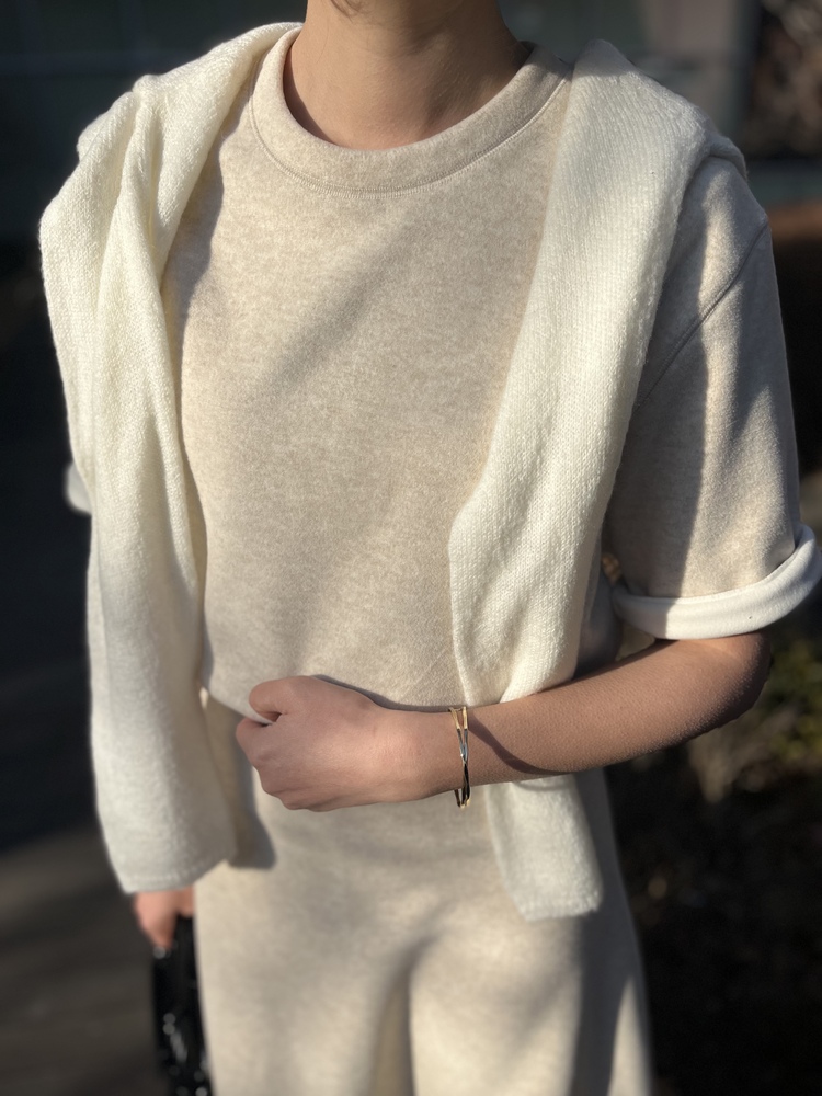 Brushed Cozy Lounge Set (Light Beige)