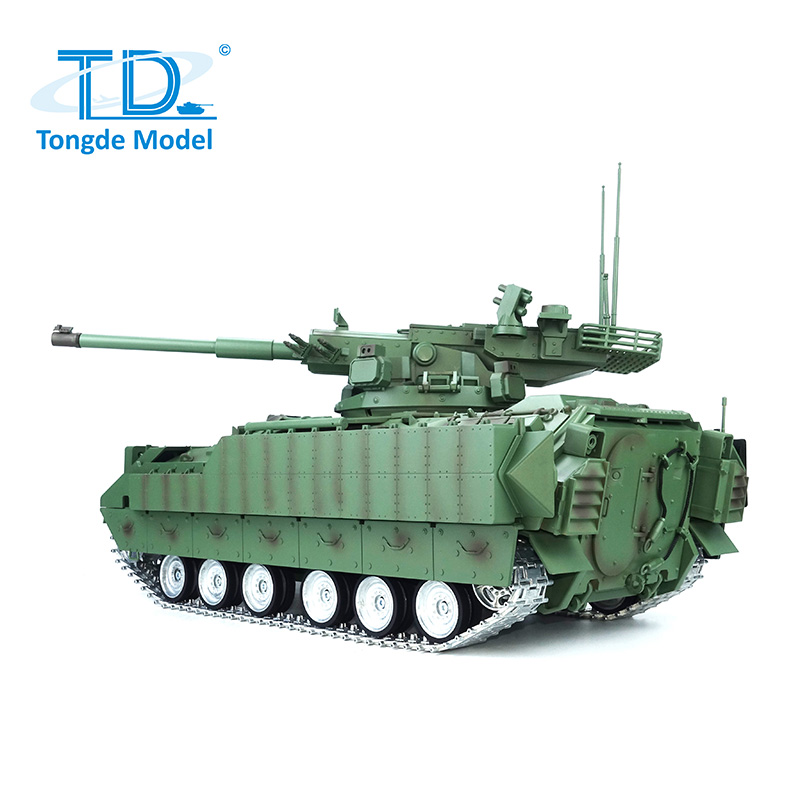 全新 通德 1:16 遙控 M 2128 布雷德利 105mm 火炮支援戰車 | 遙控坦克| 3.0版 | 金屬升級版本 | 紅外線對戰 | 伸縮炮管