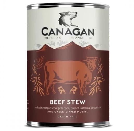 CANAGAN 原之選 無穀物 牛肉鍋配方 狗罐頭400g
