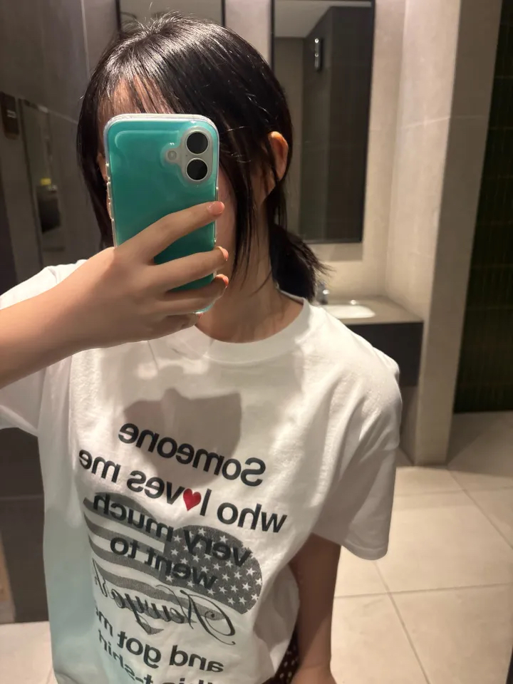 Oversized Retro Heart Graphic Top