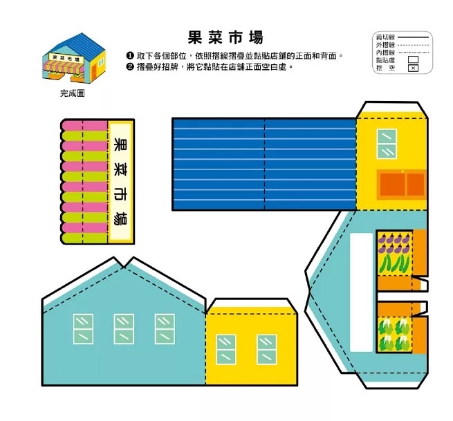 人類 立體小手工: 建築