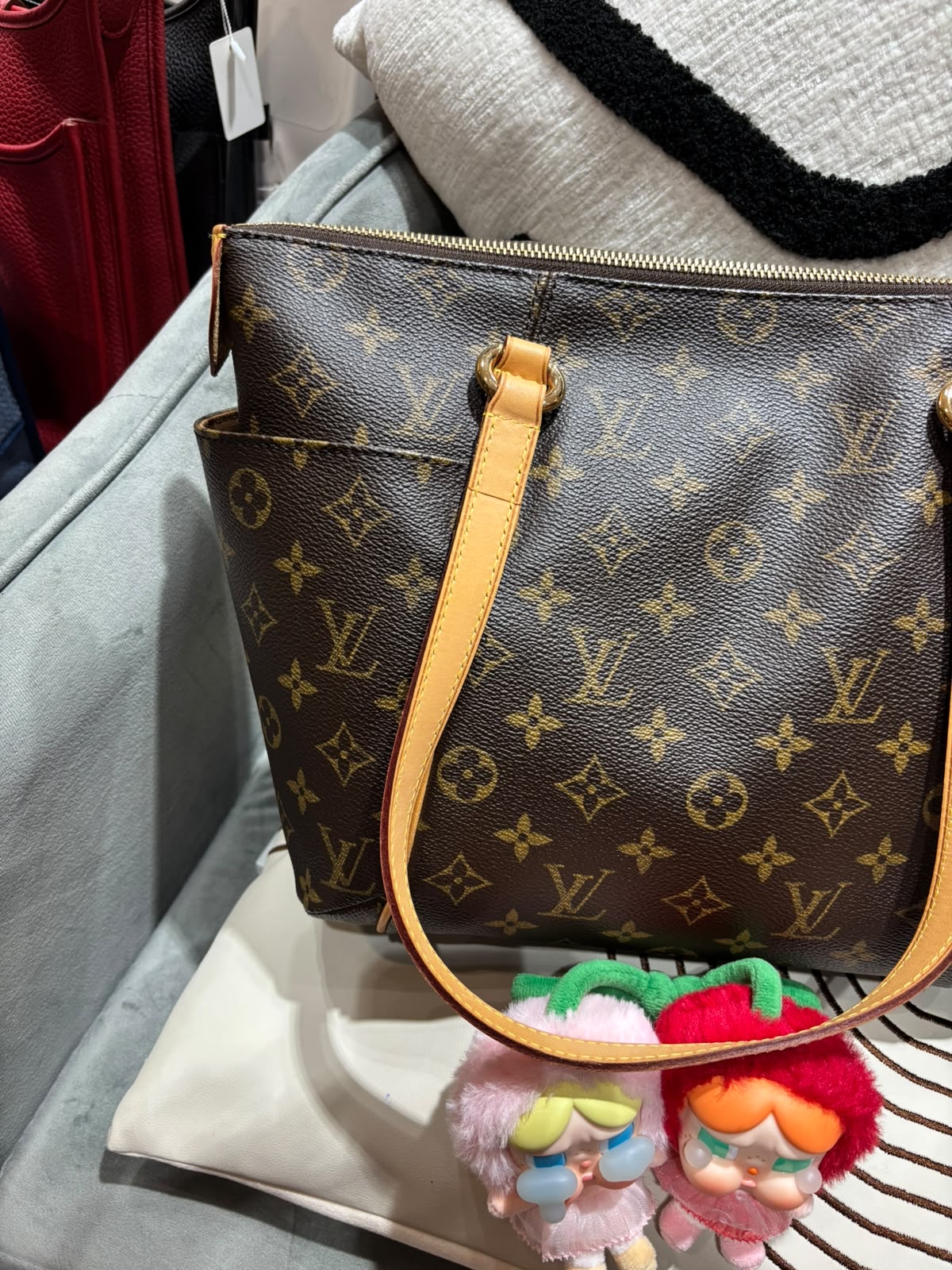 Lv totally pm tote bag 100%Authentic,98%new ✅dust bag