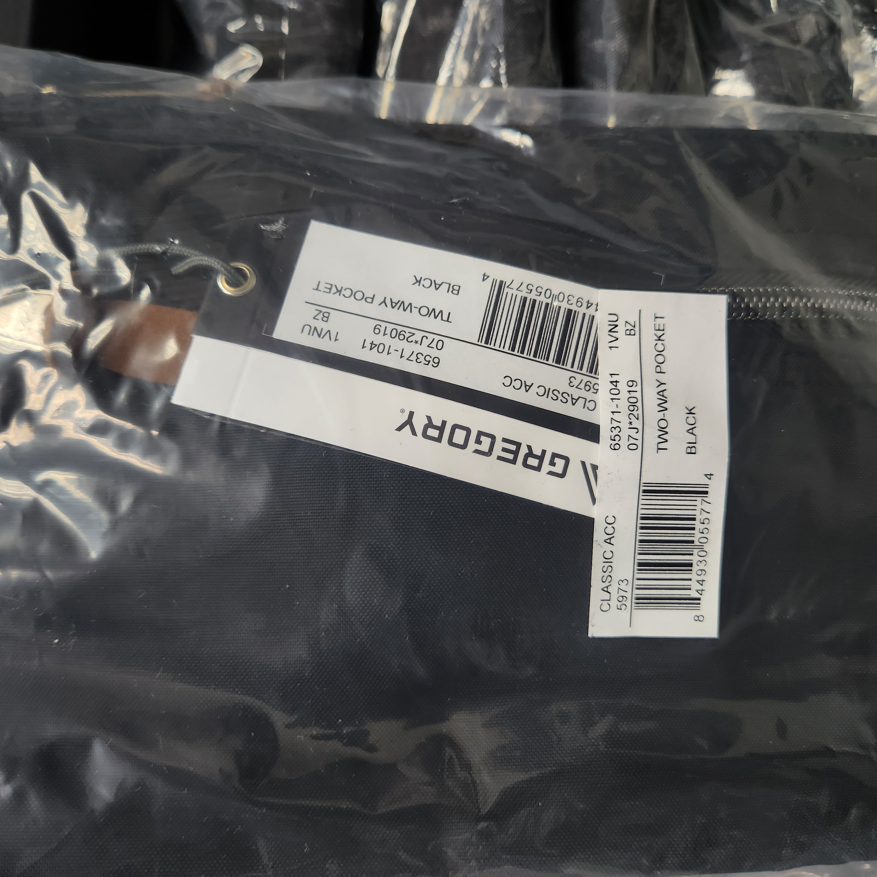 【現貨】GREGORY TWO WAY POCKET BLACK