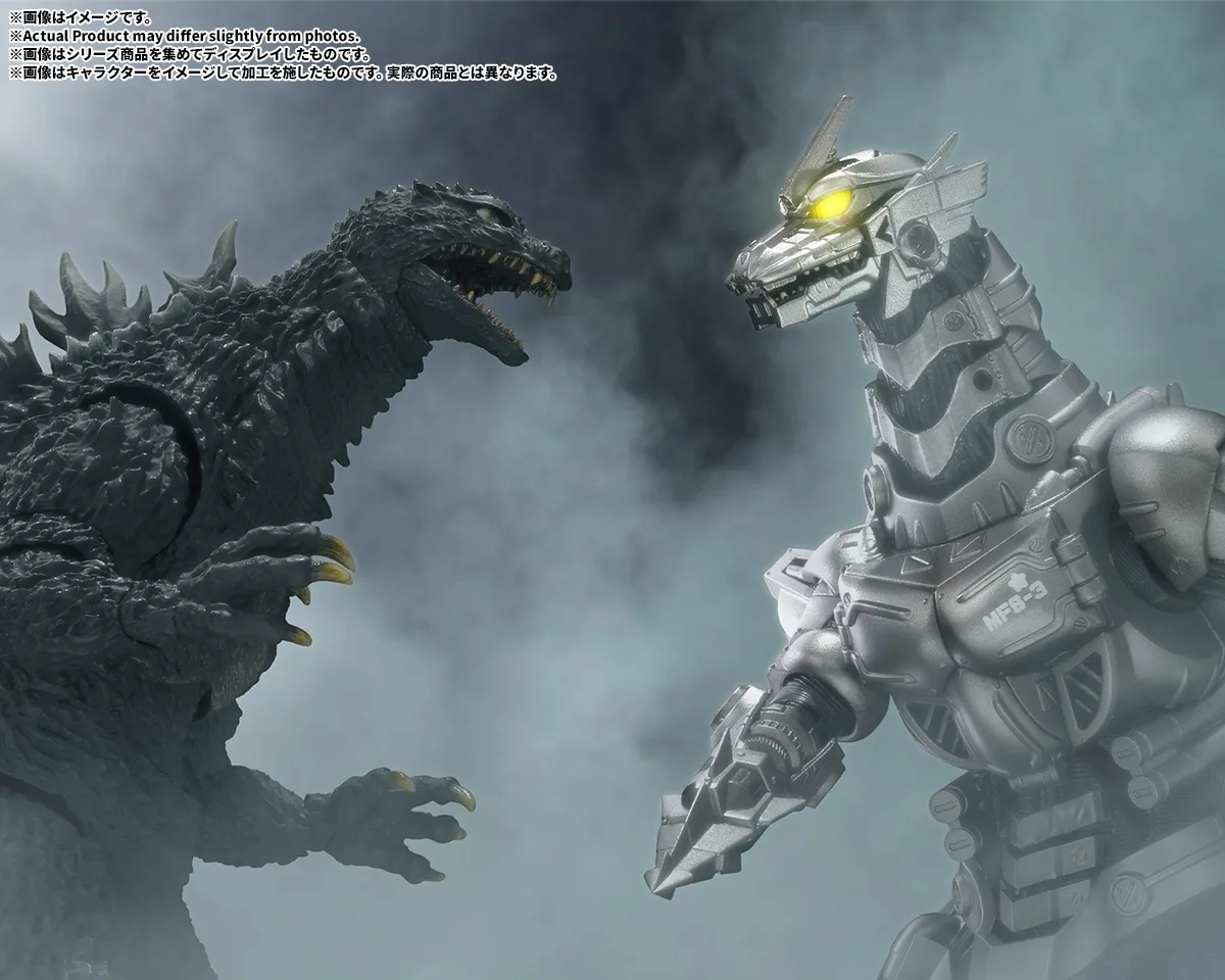 (預訂訂金 $300) (總價 $871) Bandai S.H.MonsterArts 三式機龍 (重裝型/高機動型) -電影海報套裝- (行版) SHMA MFS-3 Kiryu (Heavy Armed Type/High Mobility Type) -Movie Graphic Plus-