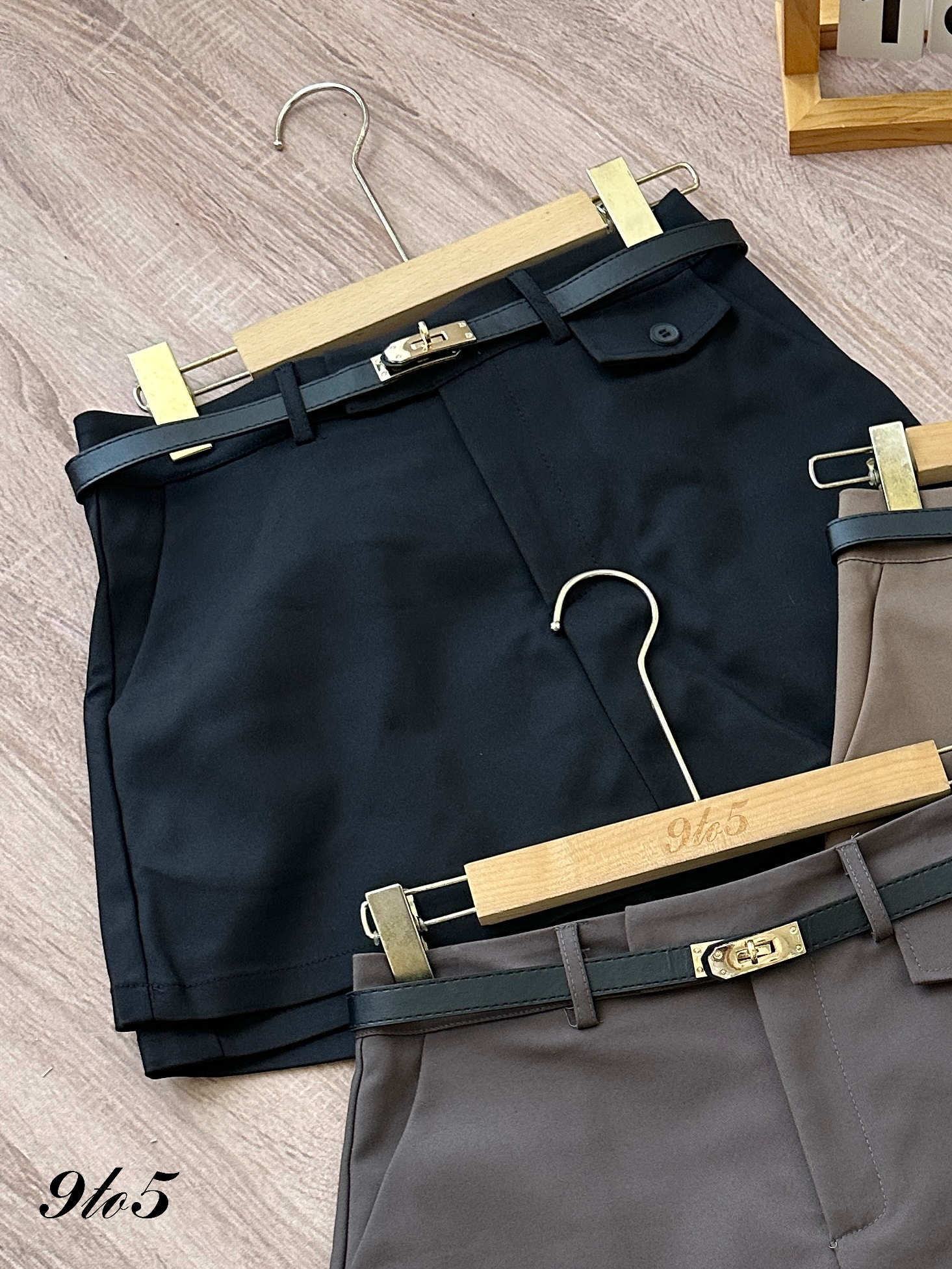 S1922 A Line Short Skort - 3 Colors 