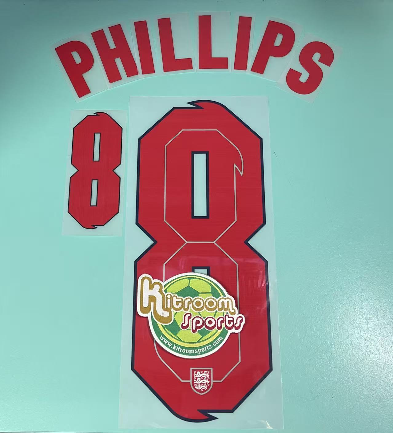 2020 England Home Nameset #8 PHILLIPS