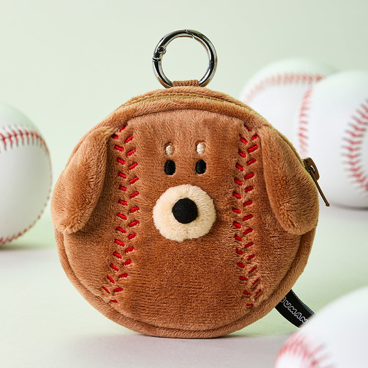 [JOGUMAN STUDIO] WOODY MINI POUCH BASEBALL