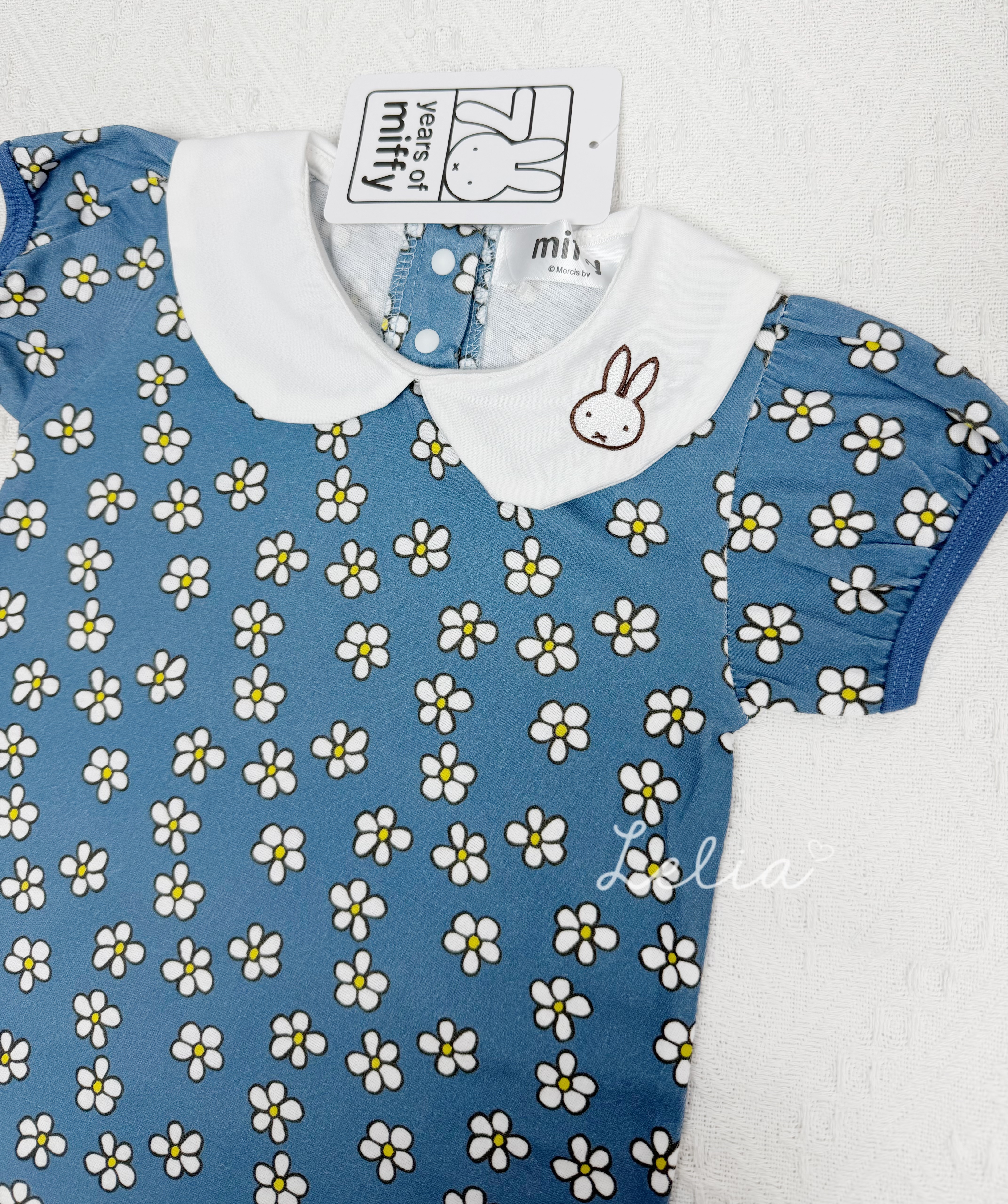 ▫️現貨▫️Miffy花花藍色連身裙