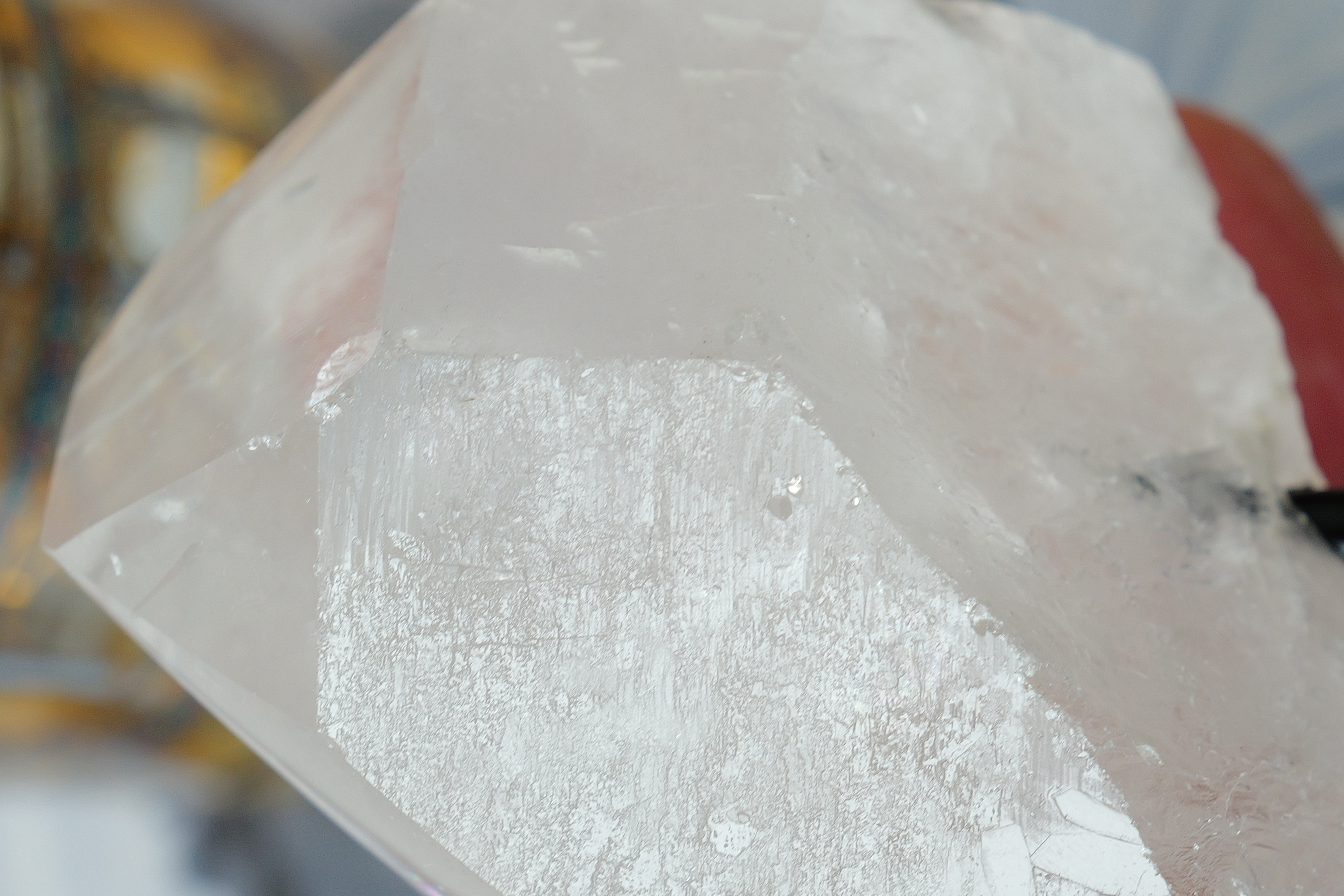 ༒11.7cm白水晶POINT連托架擺設༒ CS7037C8GF78-RA30*6as