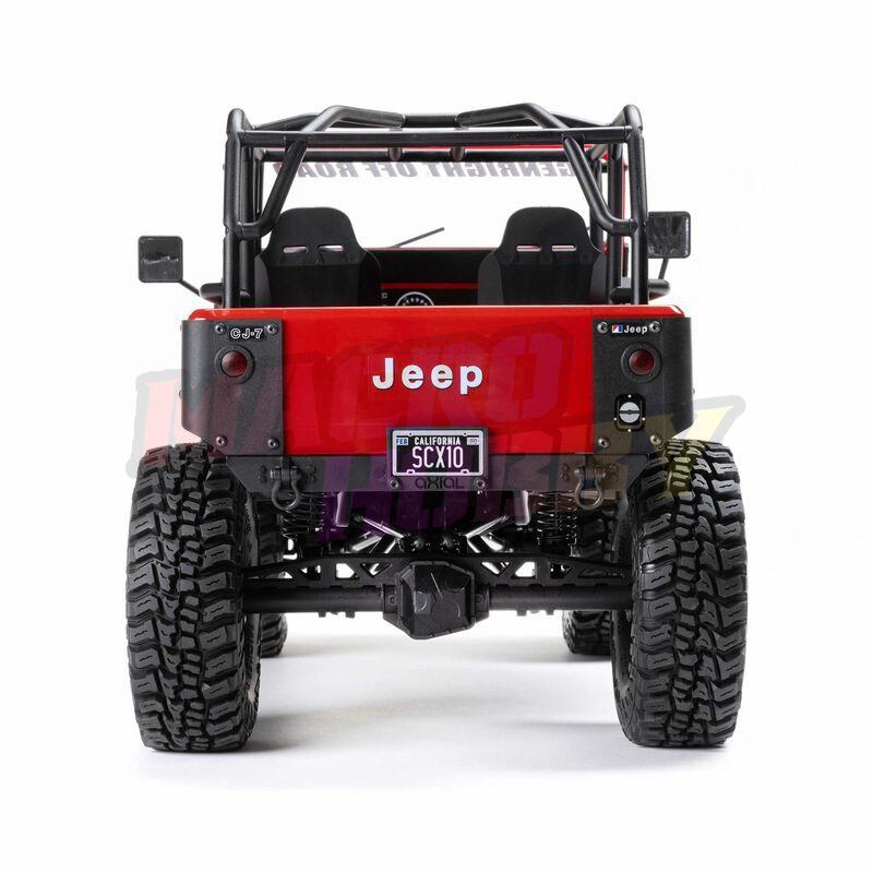 Axial 1/10 SCX10 III Jeep CJ-7 Red AXI03008V2T1 #0111196
